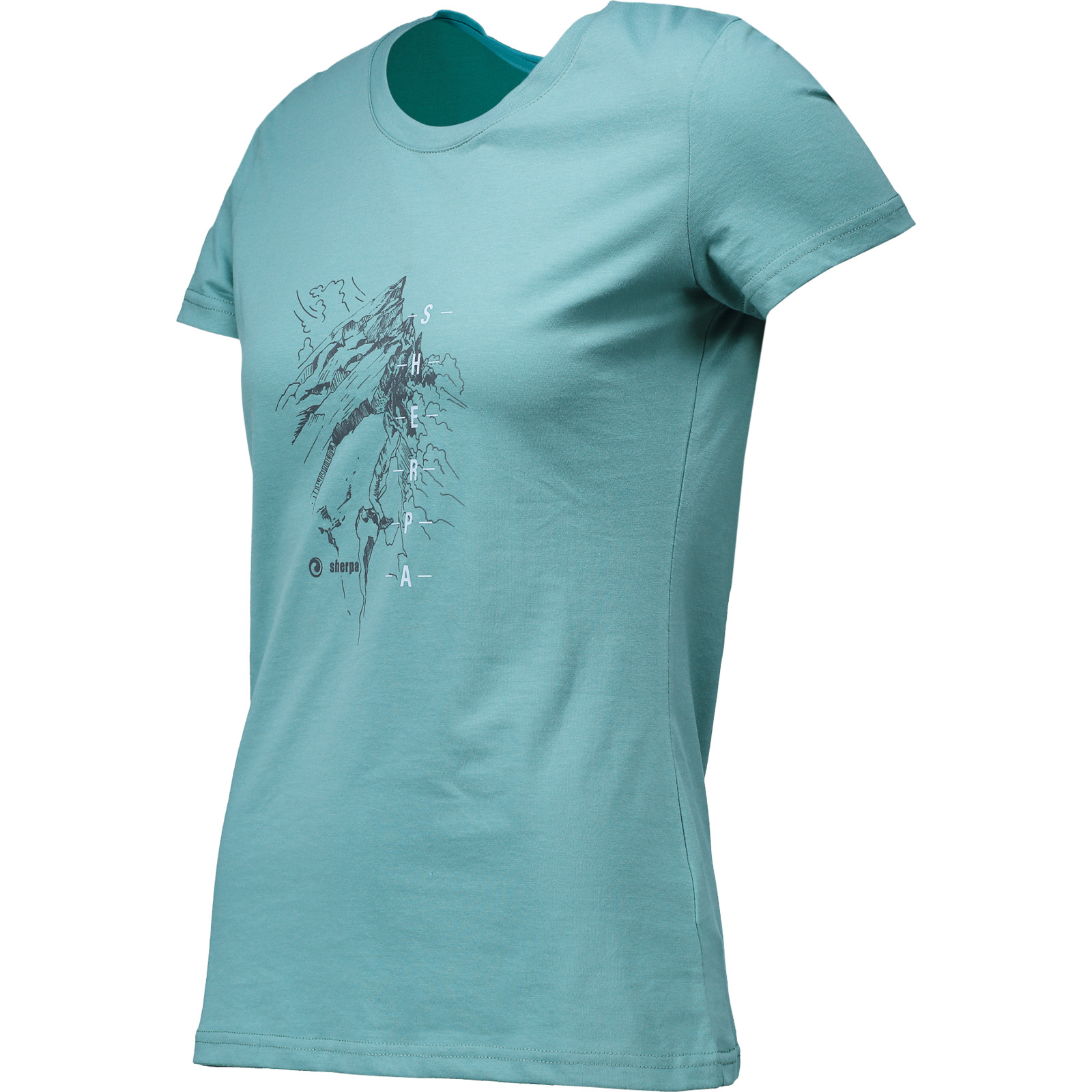 Sherpa Damen-T-Shirt Chenmo graphic XS, hellgrün