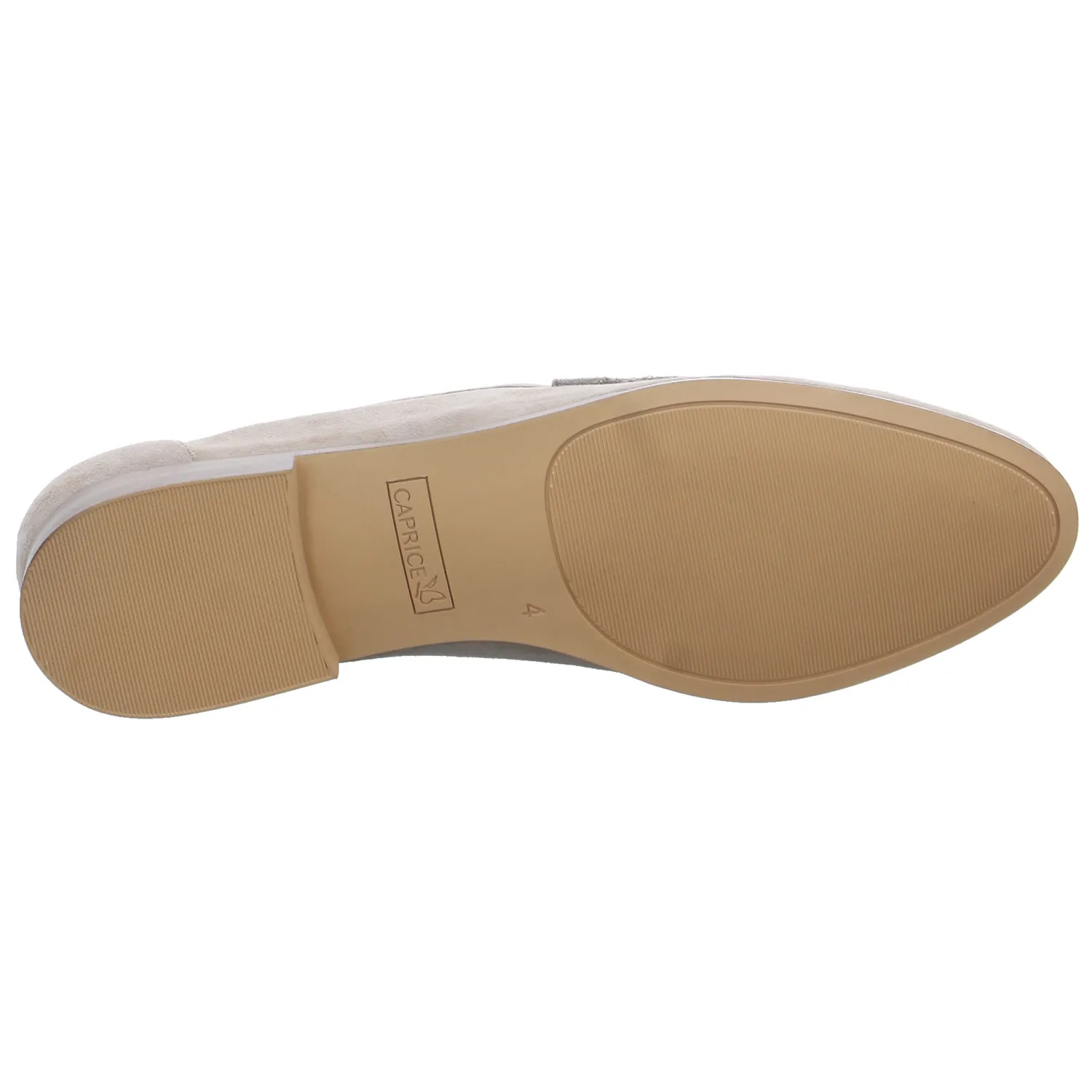 CAPRICE Slipper Taupe Leder  
