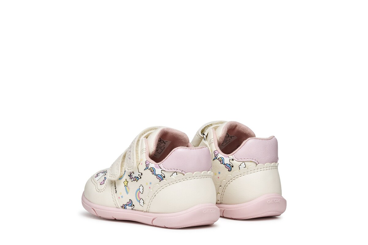 GEOX<br>Tênis respiráveis com velcro, primeiros passos, Zapito