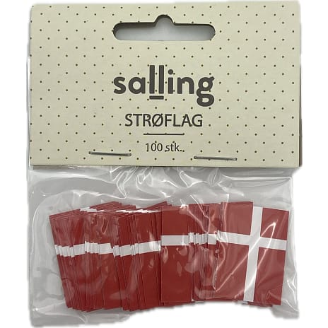 Salling strøflag 100-pak - Dannebrog