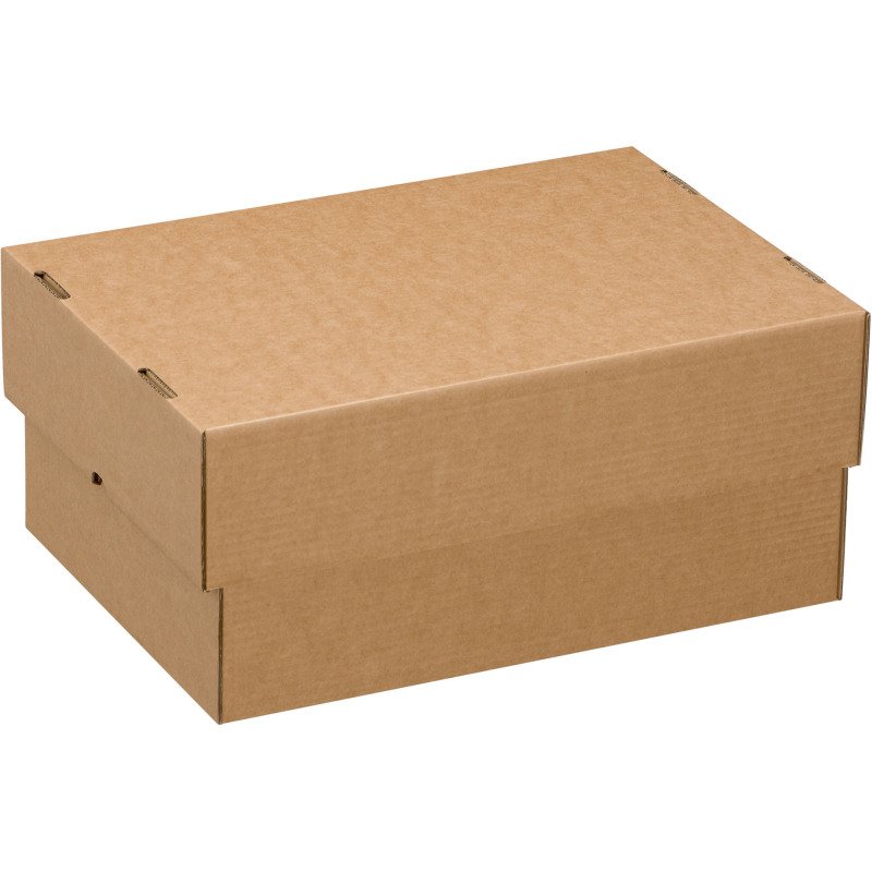Boîte carton à hauteur variable avec couvercle télescopique