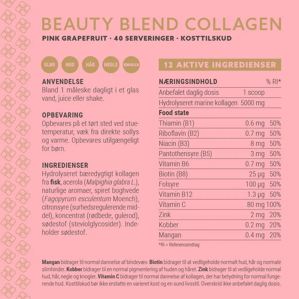 Plent Beauty Blend Collagen Pink Grapefruit - 265 g
