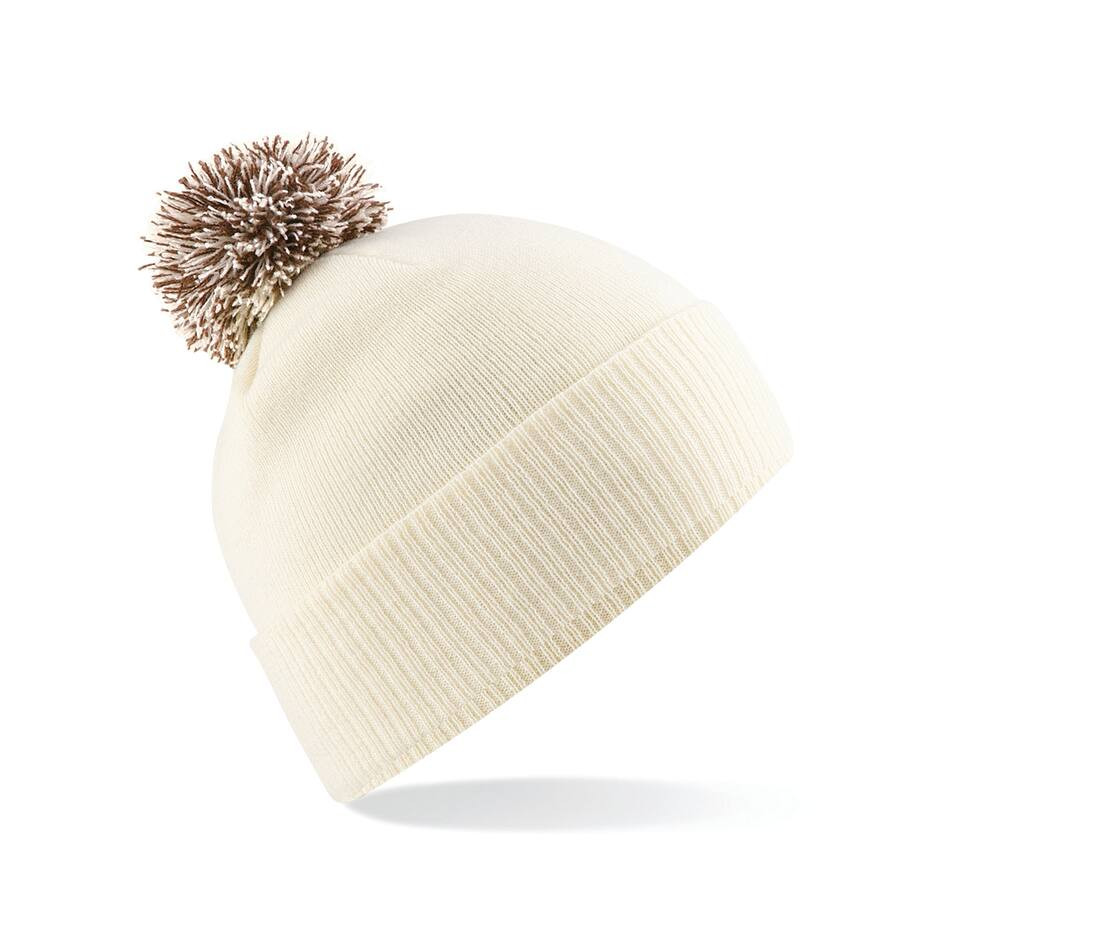 Beechfield BF450 - Bonnet Tendance avec Pompom Bicolore