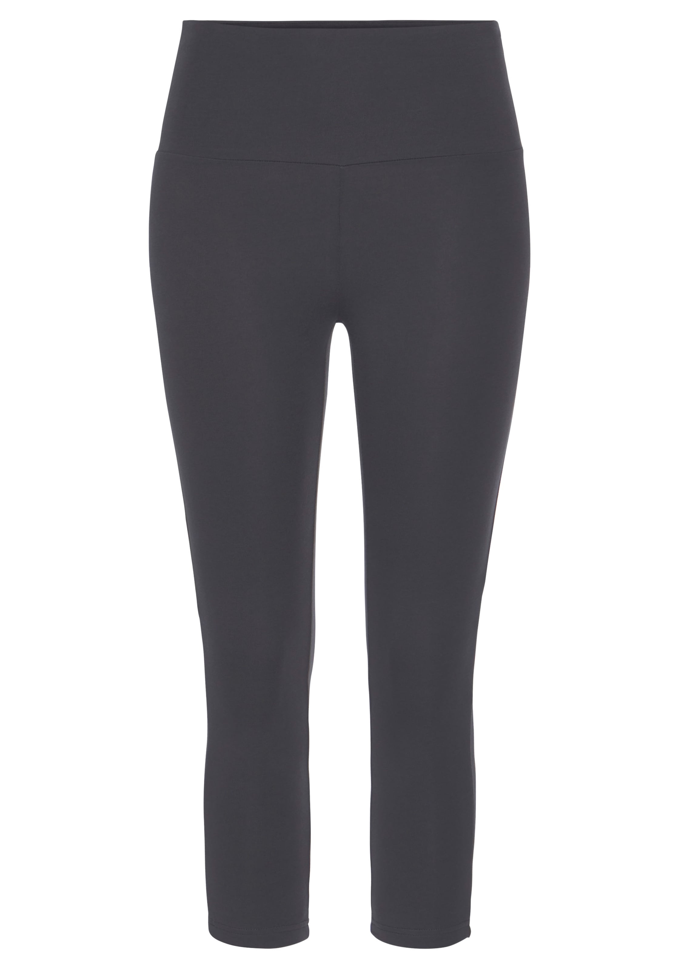 LASCANA Caprileggings  mit breitem weichem Bündchen, Loungewear