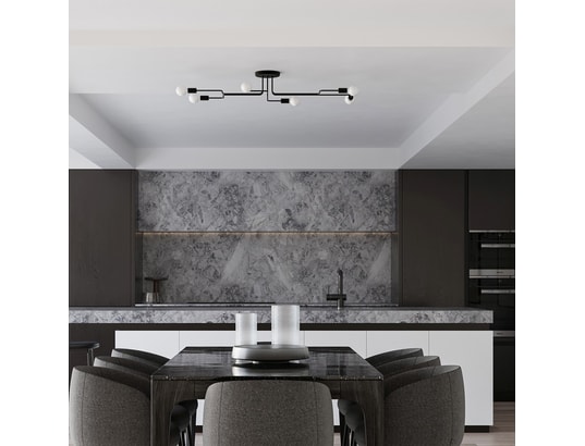 SOLLUX LIGHTING - Lustre vector 4 noir