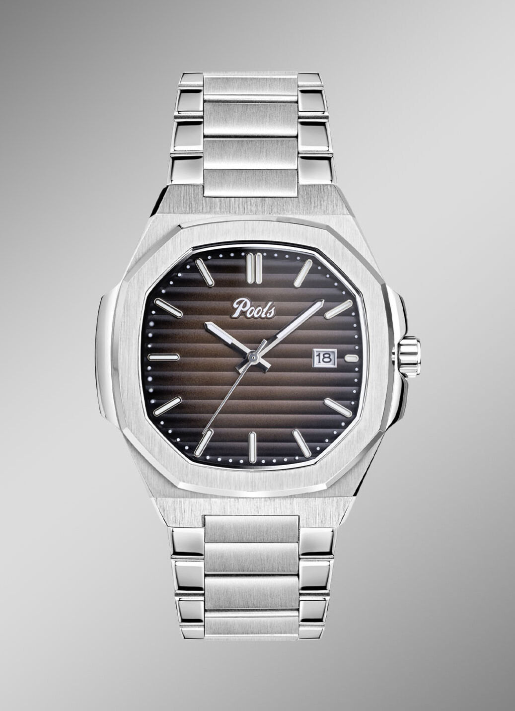 Quartz-Herrenuhr aus Edelstahl