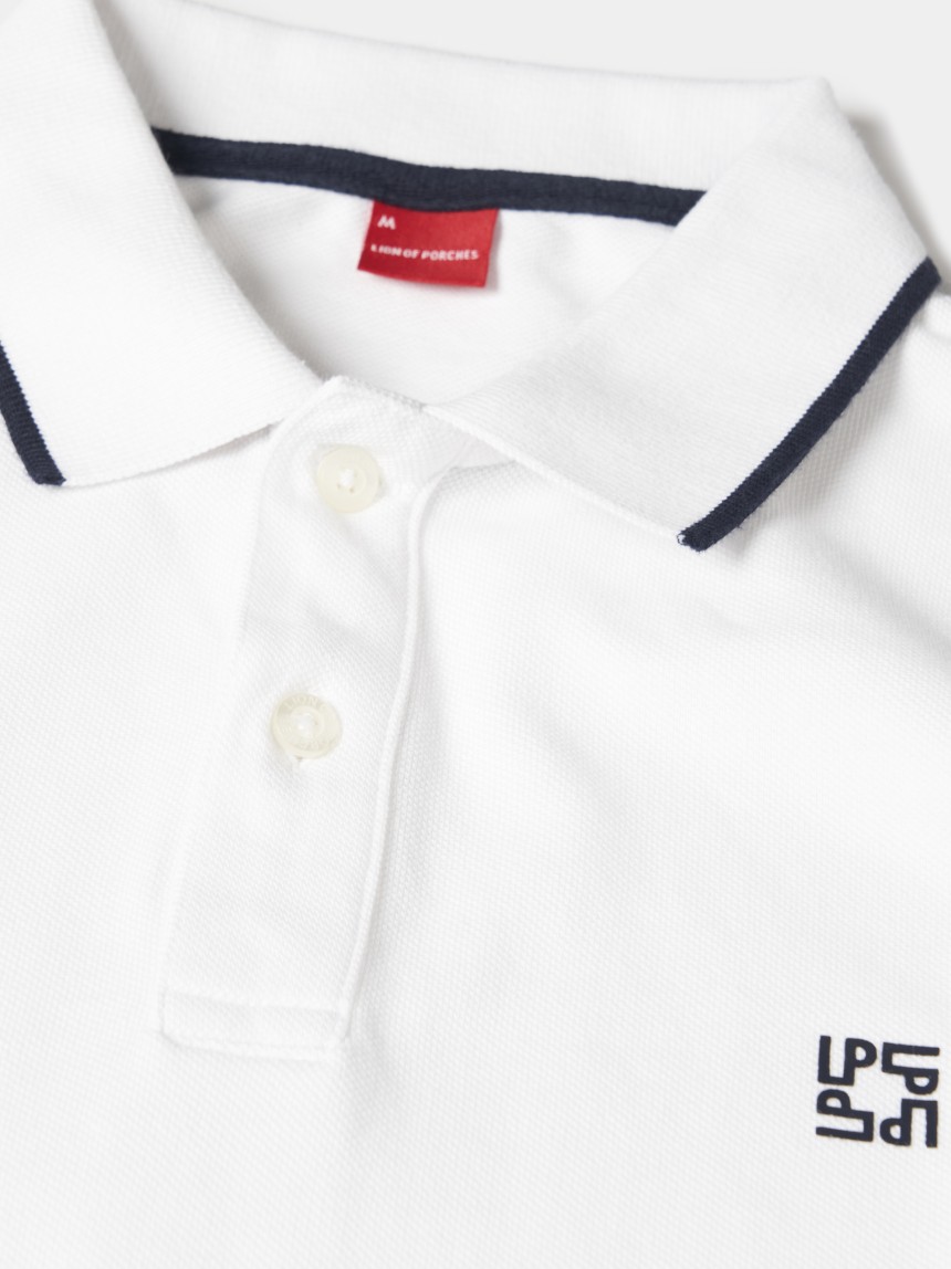 Polo piqué em algodão