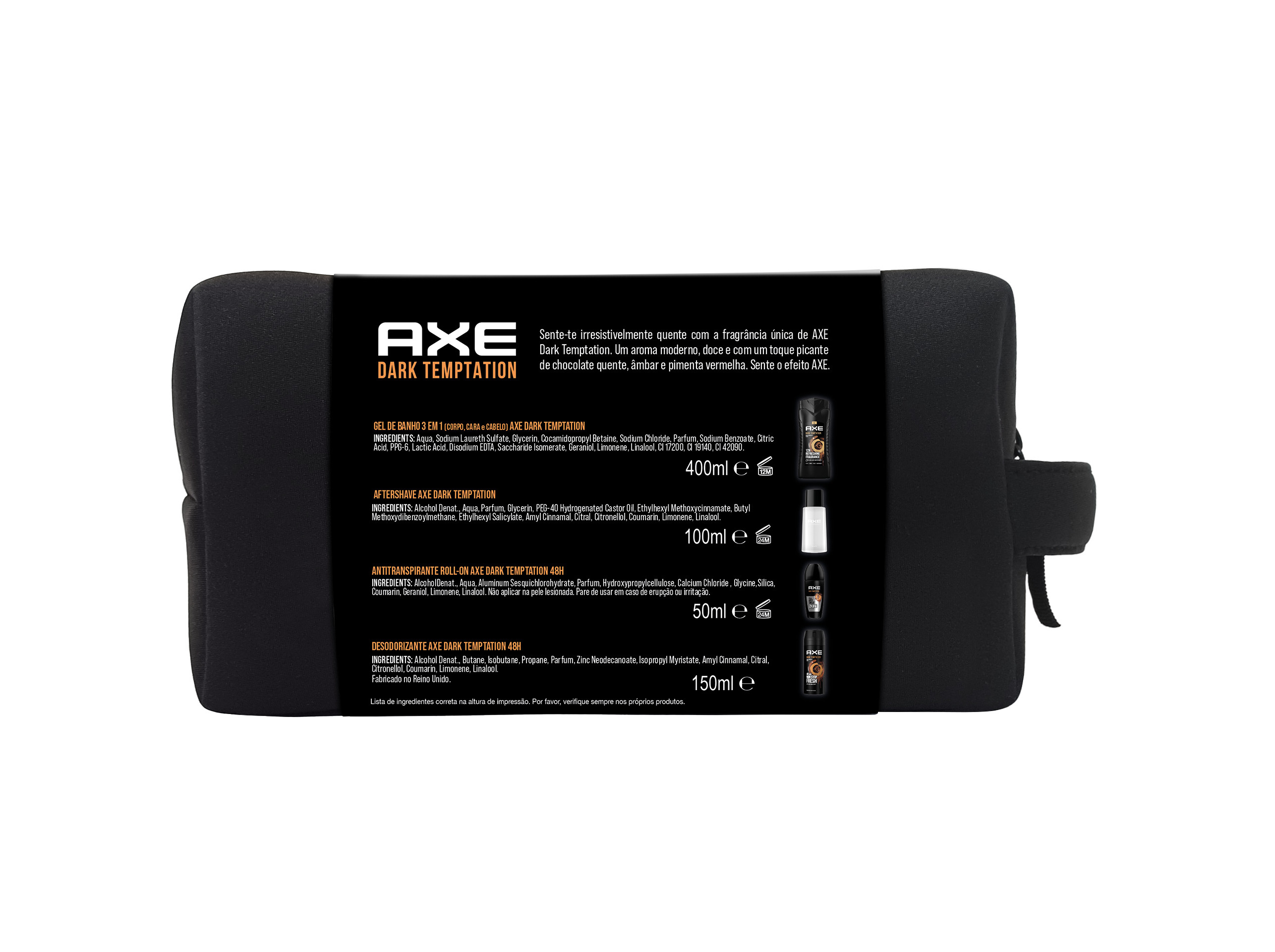 CONJUNTO AXE DARK TEMPTATION