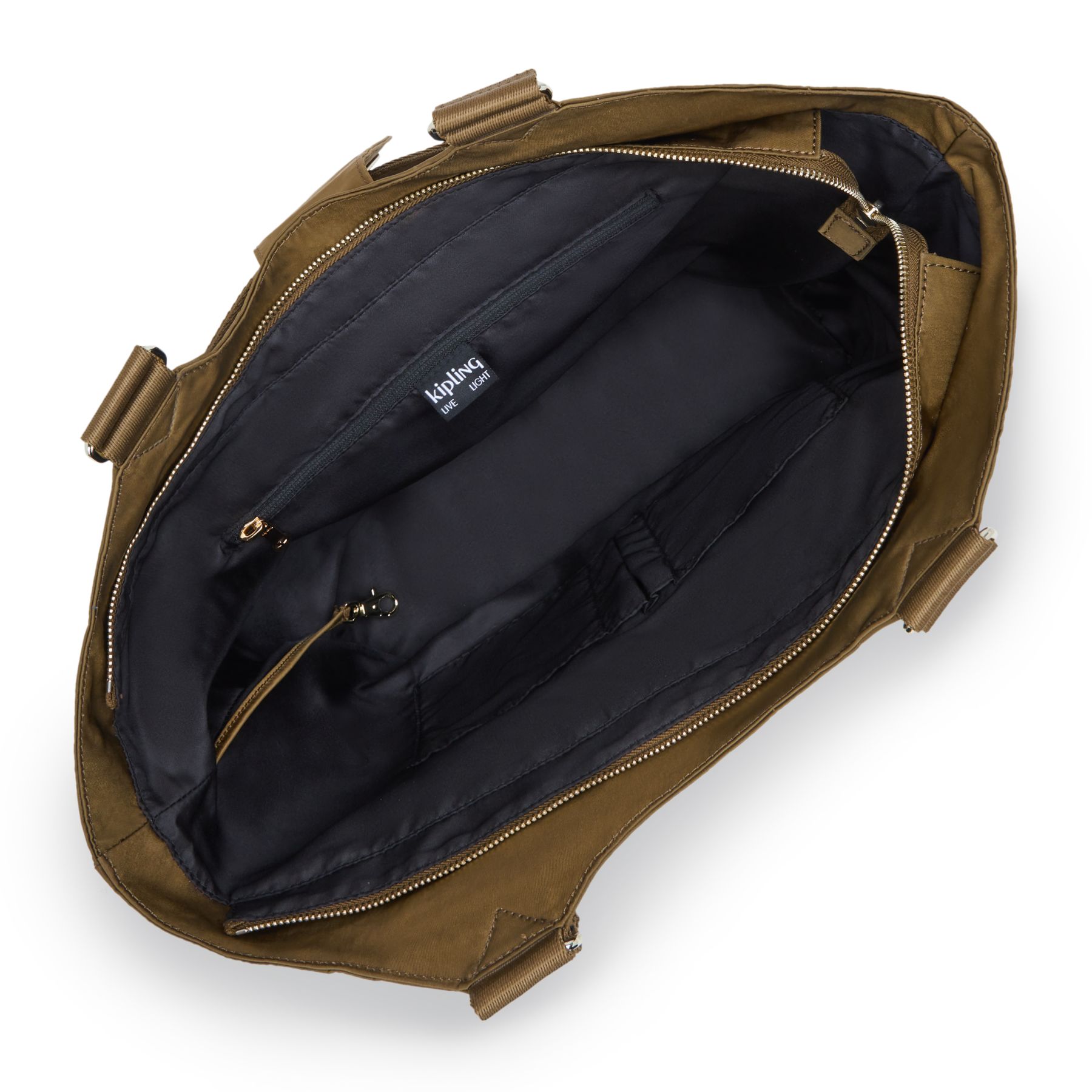 RECICELY Fourre-tout de taille moyenne avec fermeture zippée et magnétique - Dry Laurel Spice