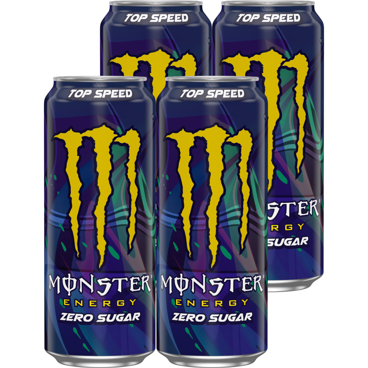 Monster Top Speed zero 4x 50cl -4x 50cl