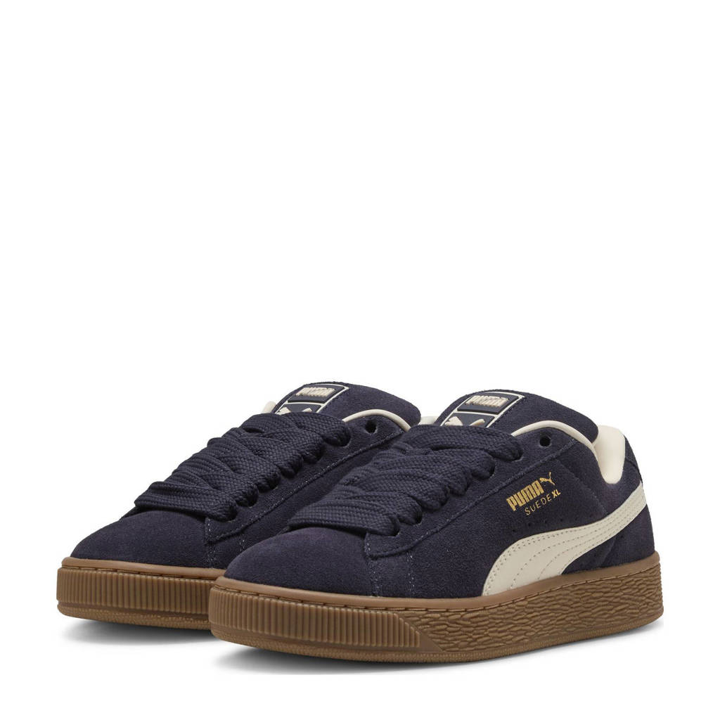 Puma Suede XL Jrsneakers donkerblauw/ecru