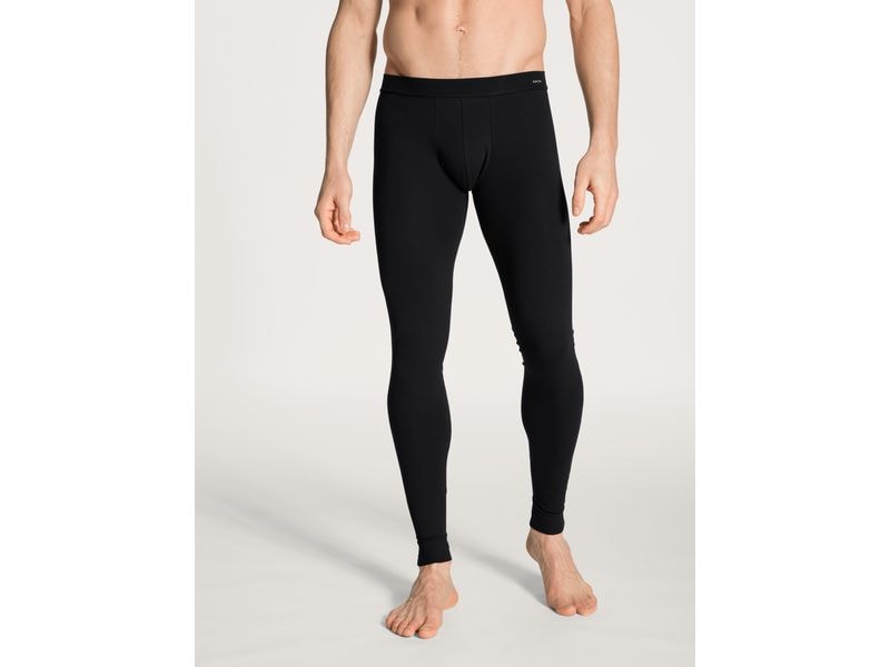 Calida Funktionsunterwäsche Cotton Code Schwarz, S Herren Lange Unterhose