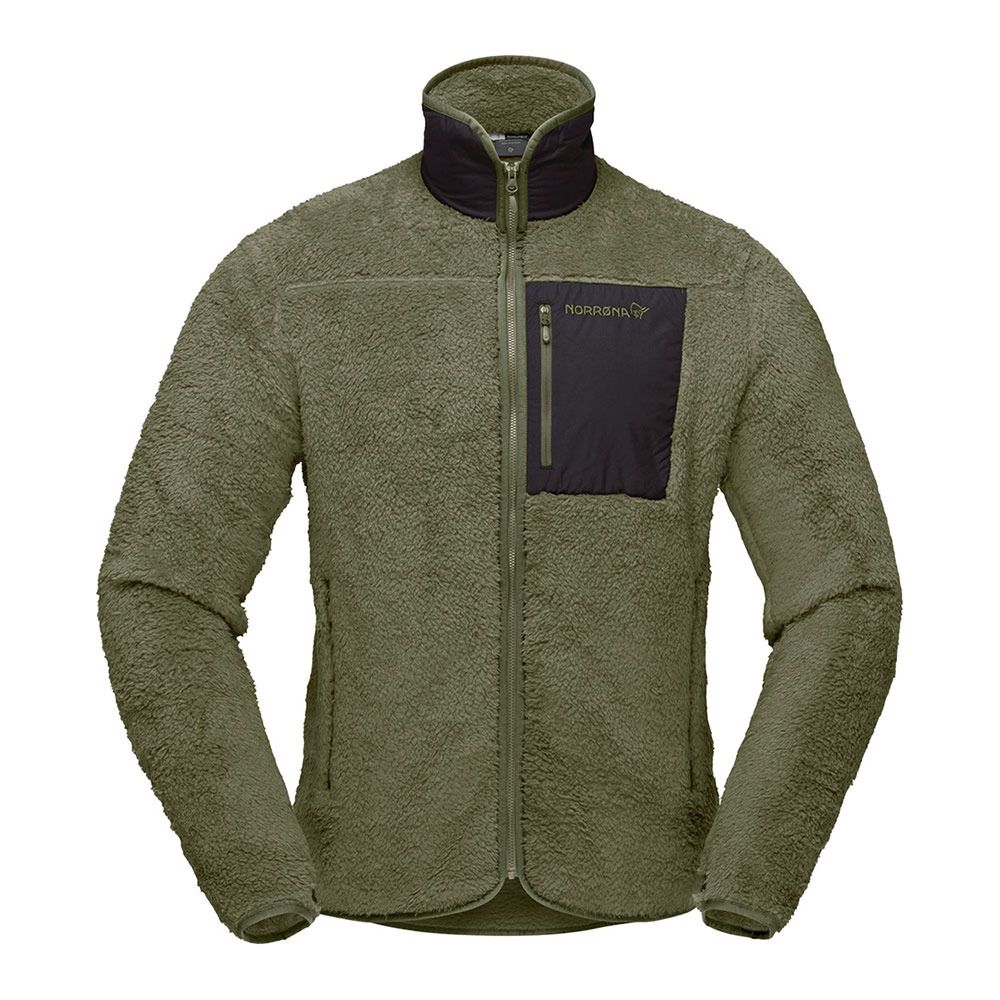 Norrona WARM3 - Polaire Homme olive night