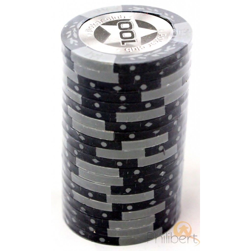 20 Jetons de poker Crown - Marqué 100
