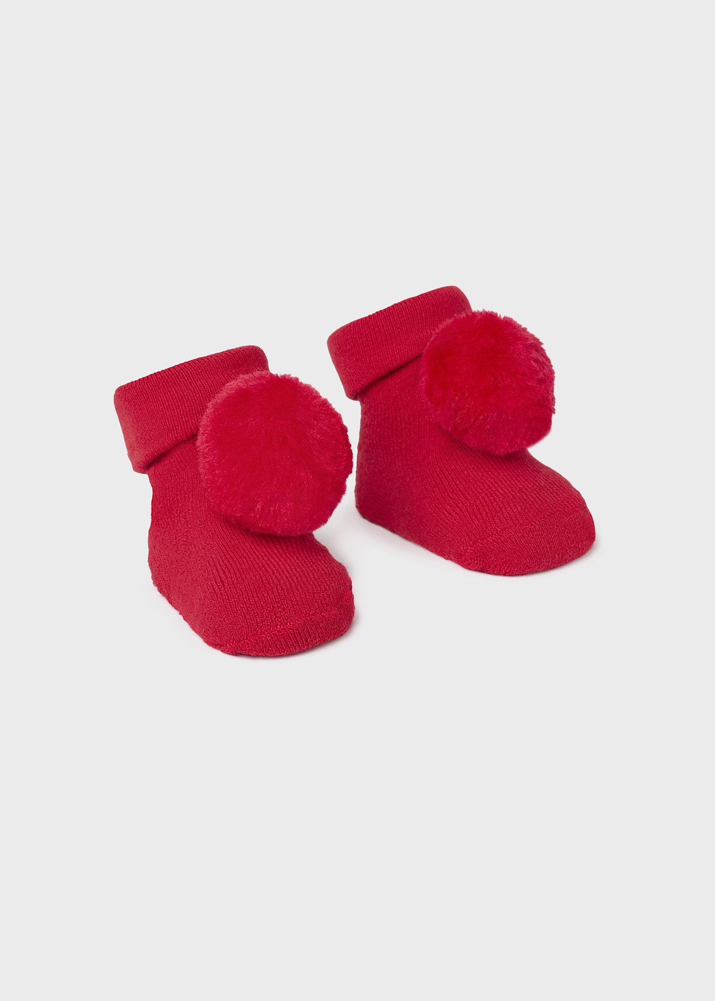 Conjunto de meias e faixa de cabelo em algodão orgânico para recém-nascidos