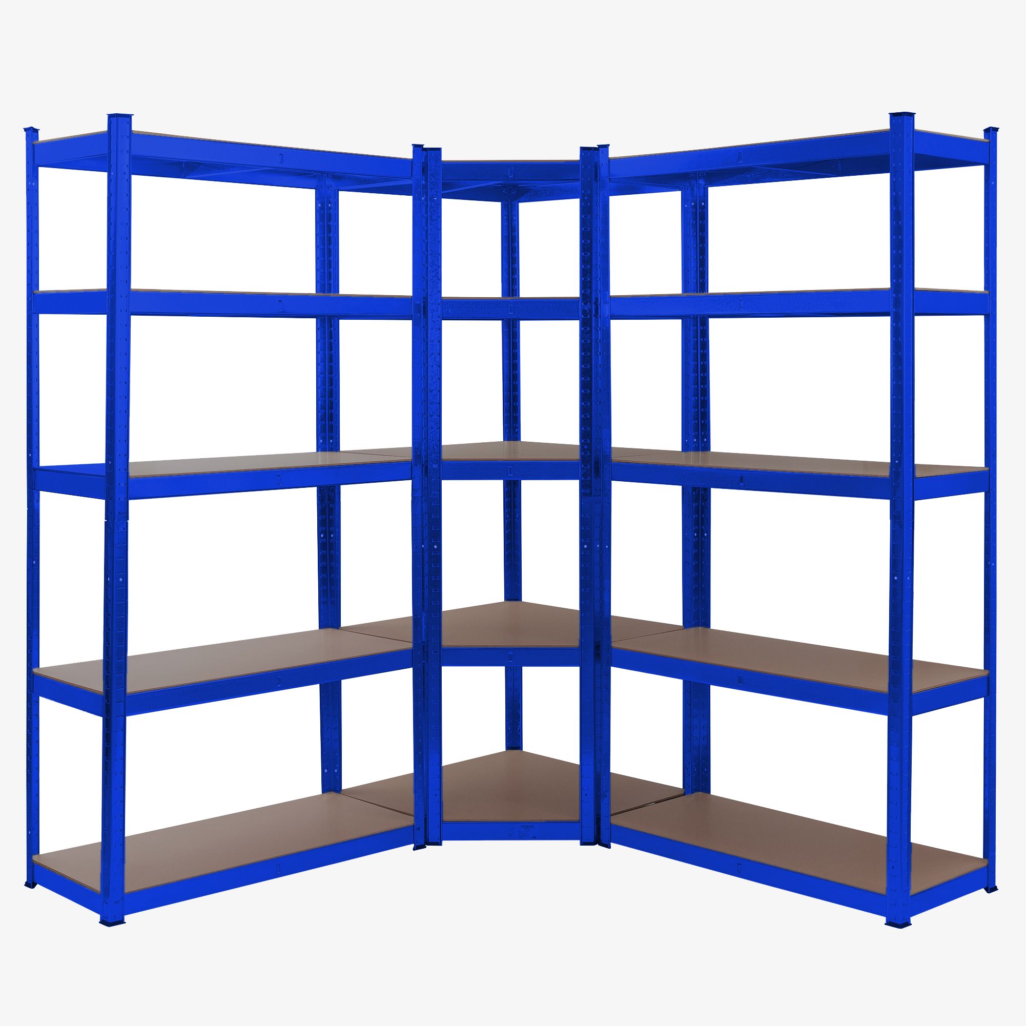 2x Schwerlastregal 1x Eckregal