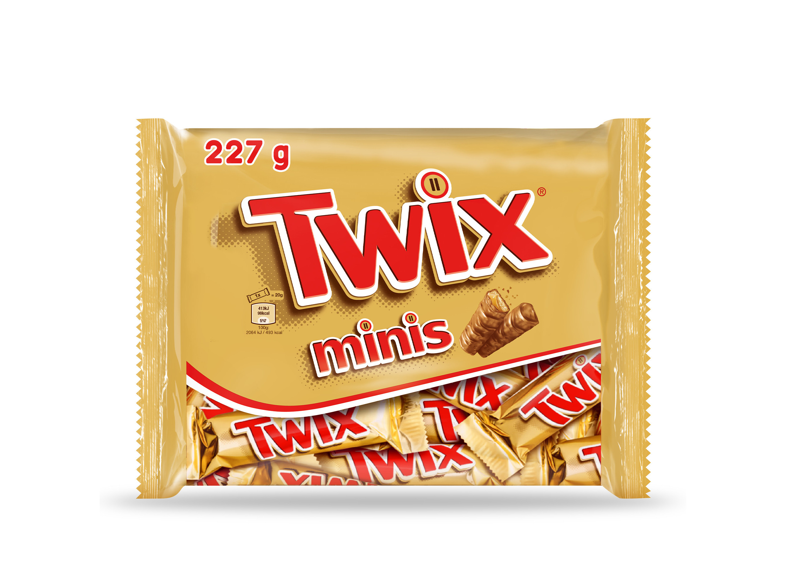 CHOCOLATE TWIX MINIS 227G