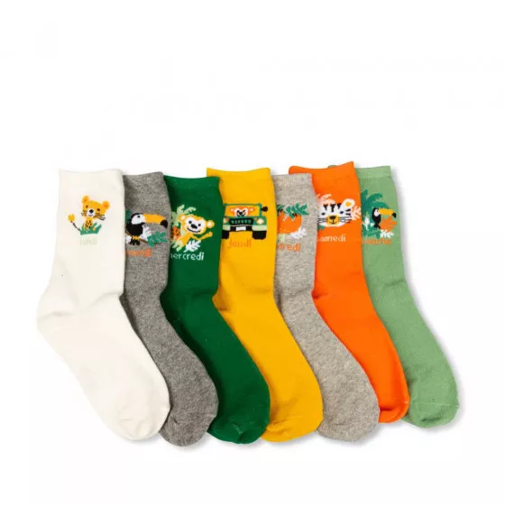 Chaussettes VERT CHARLIE & FRIENDS