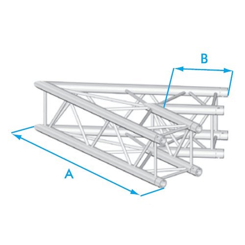 Prolyte X30V-C001 vierkant truss 45 graden hoek