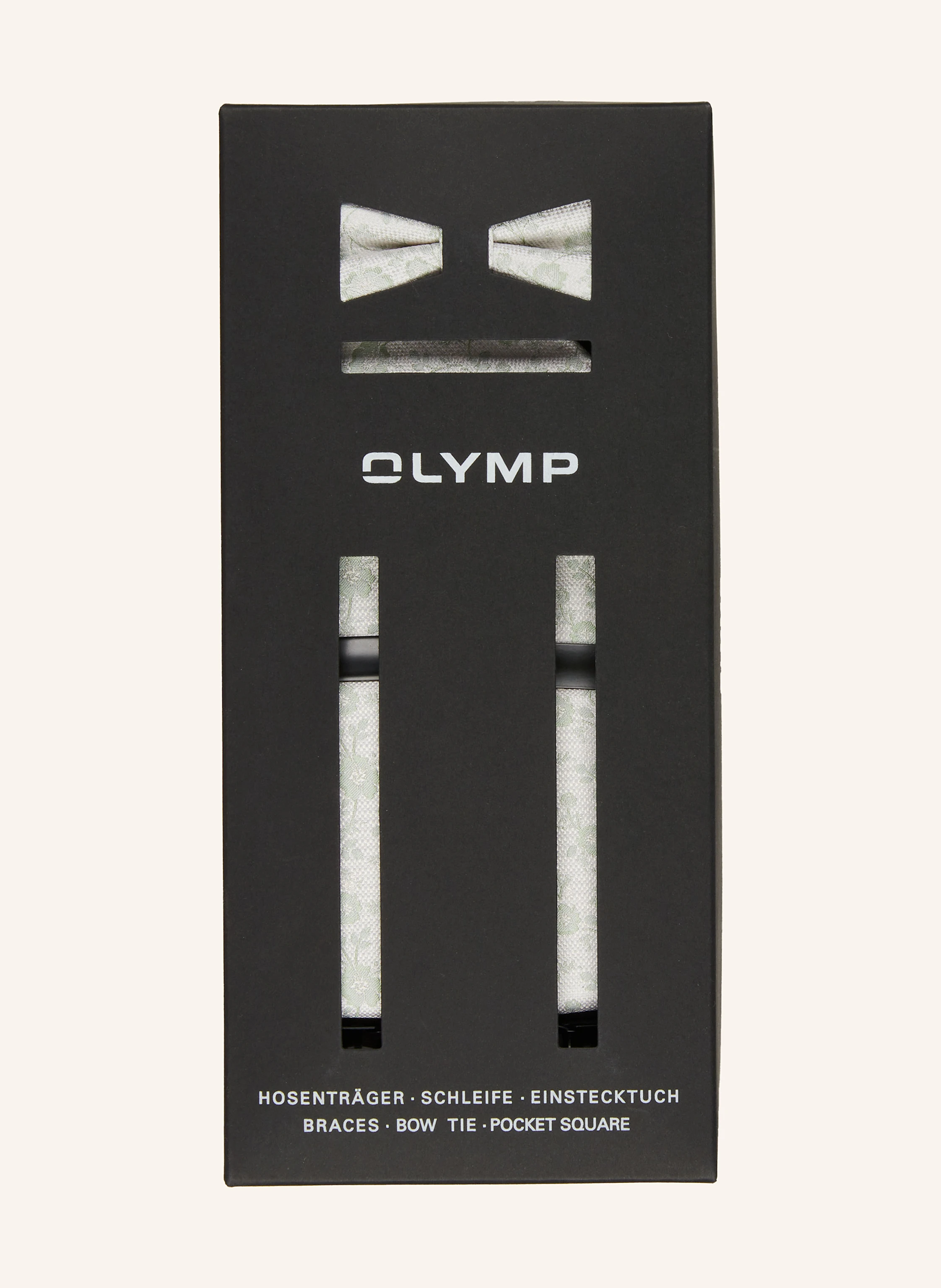 OLYMP Set: Hosenträger, Fliege und Einstecktuch