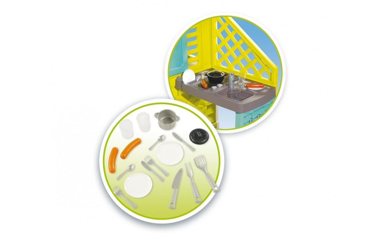 Smoby Pretty huis met buitenkeuken