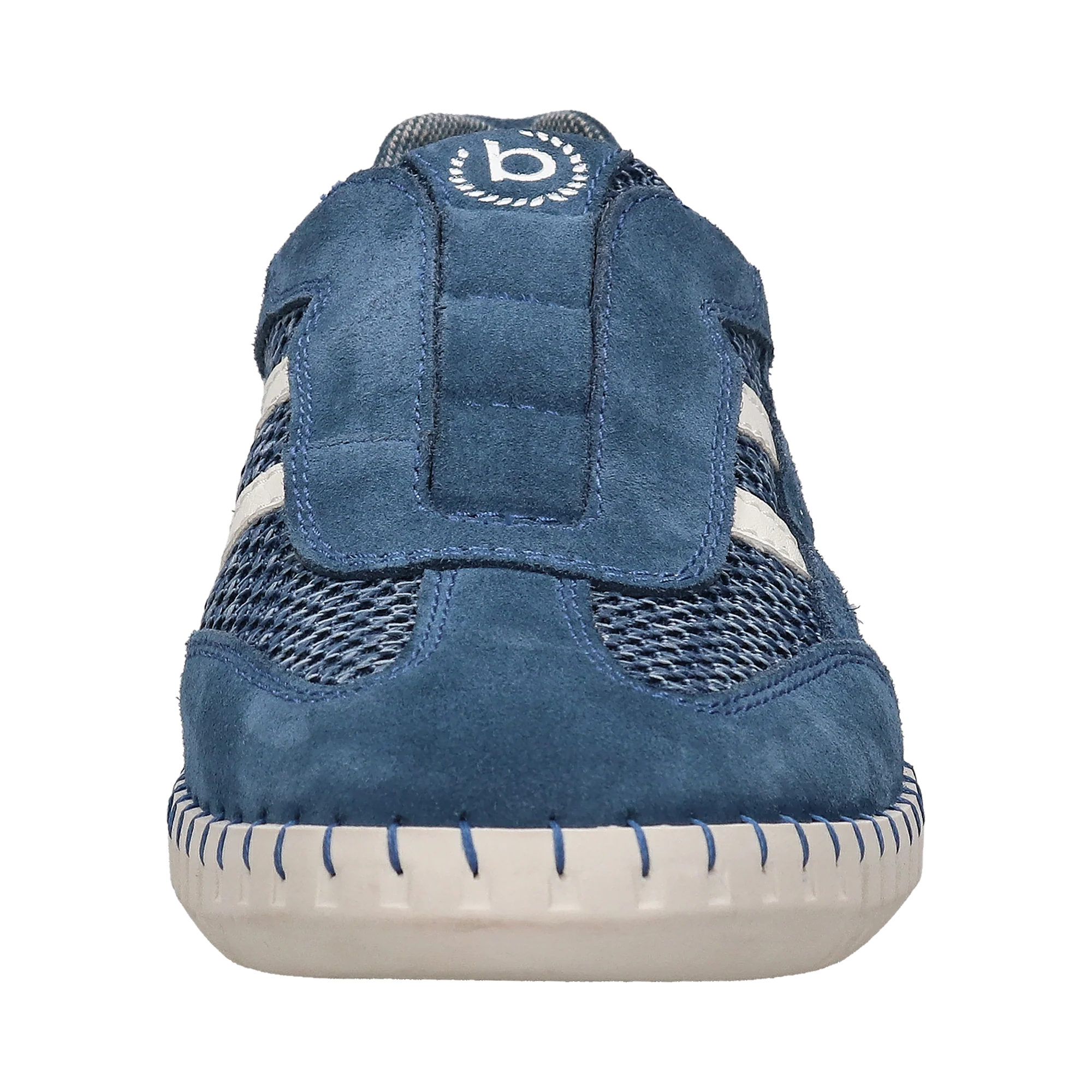 Leder Slip on blau