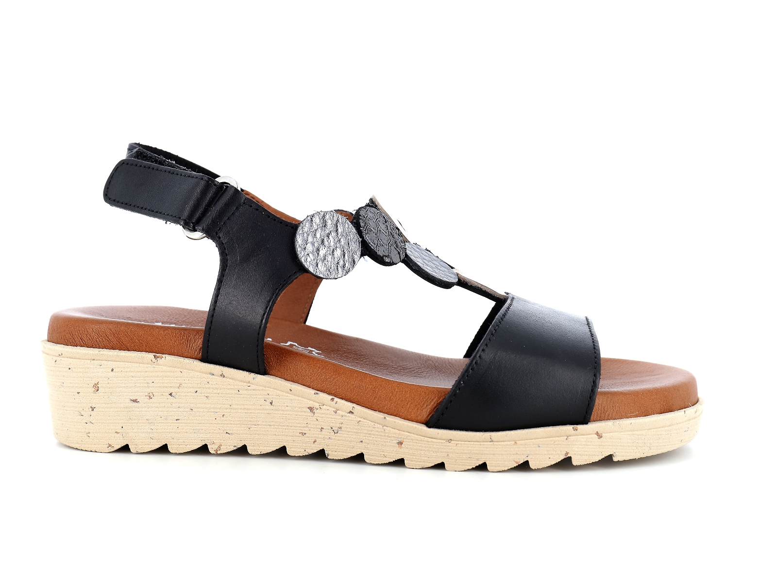 Xapatan-BUPASTO - 1676 Cuir Noir Bronze