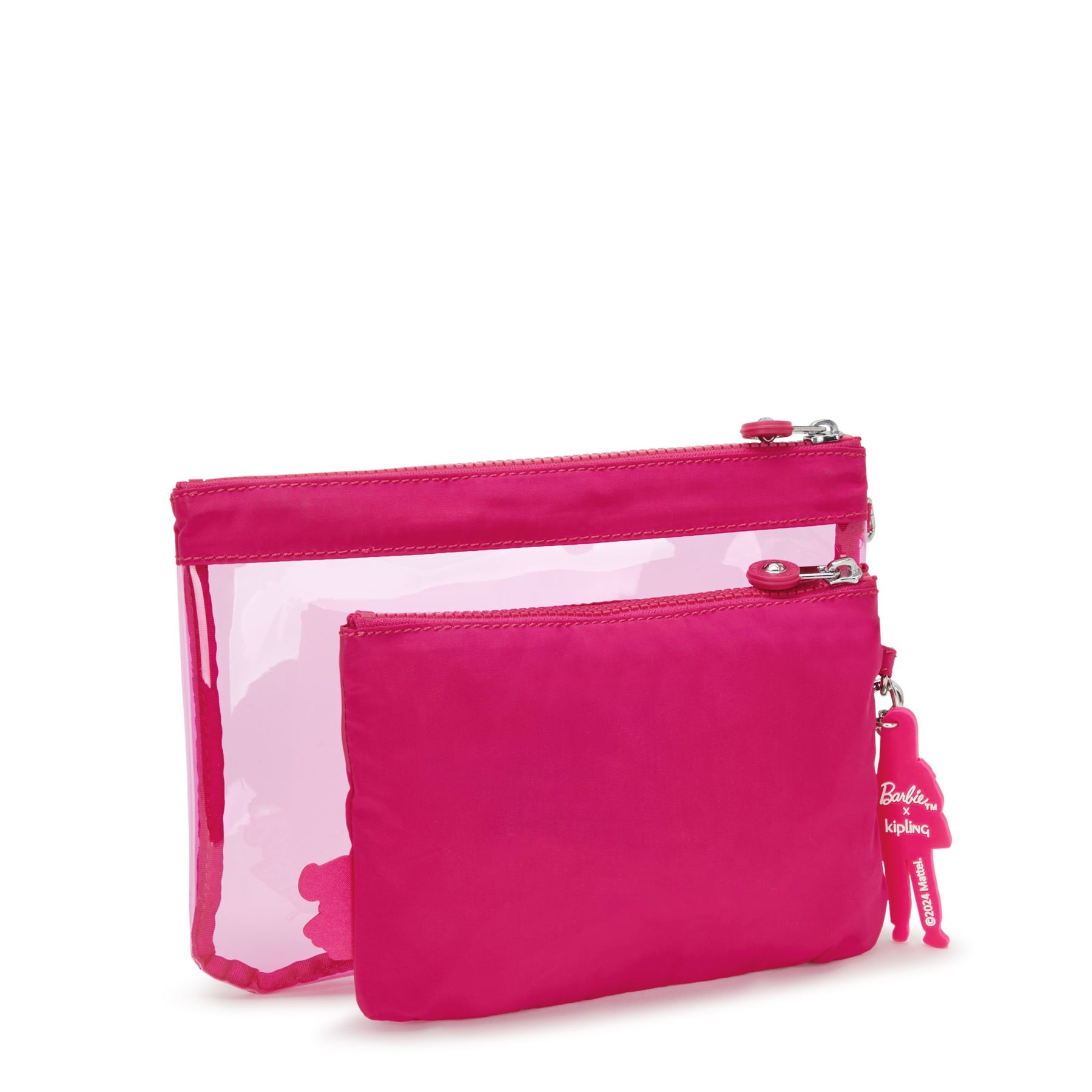 DUO POUCH L Duo Pouch Barbie™ - Power Pink Transpant