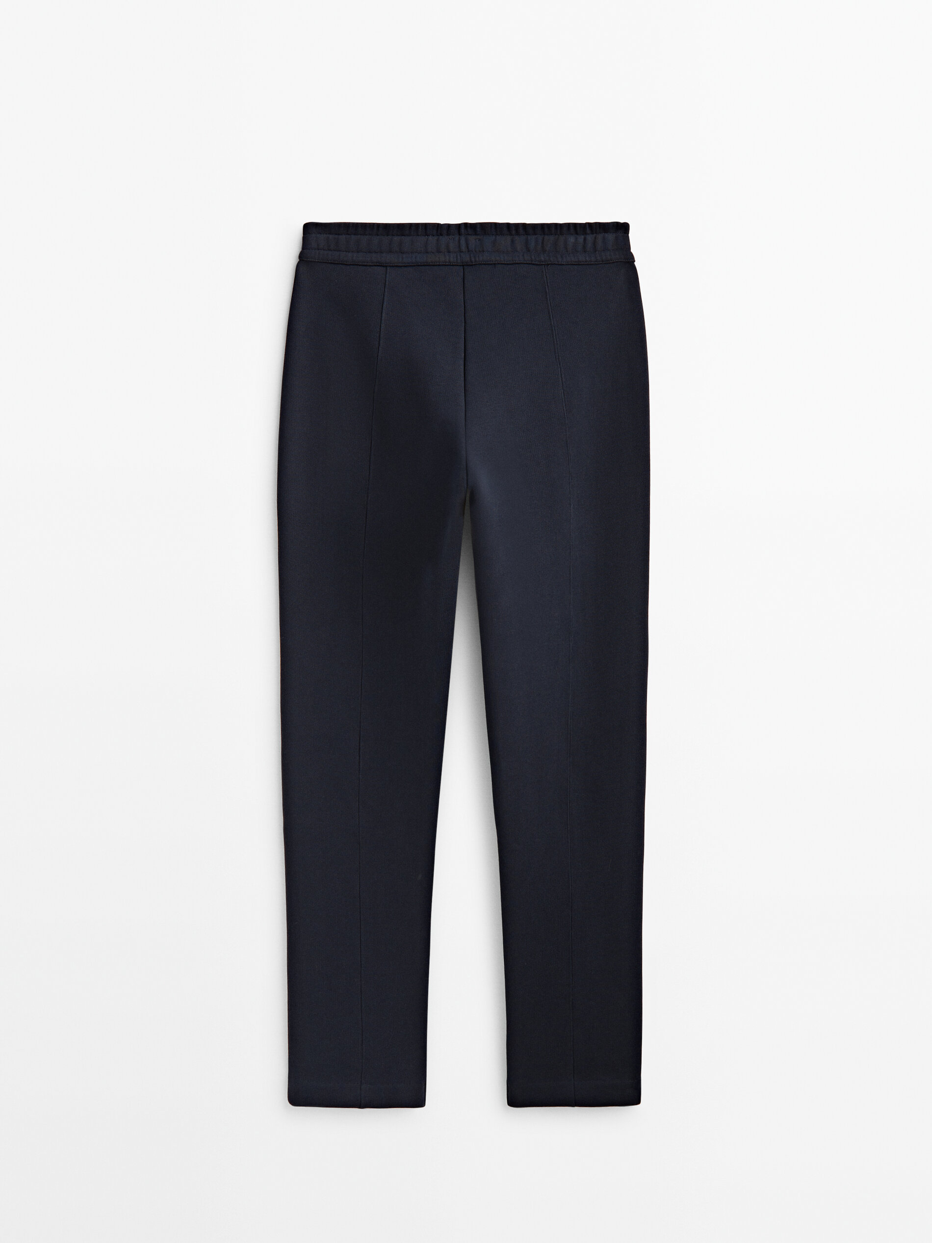 Calça de moletom de algodão - AZUL MARINHO
