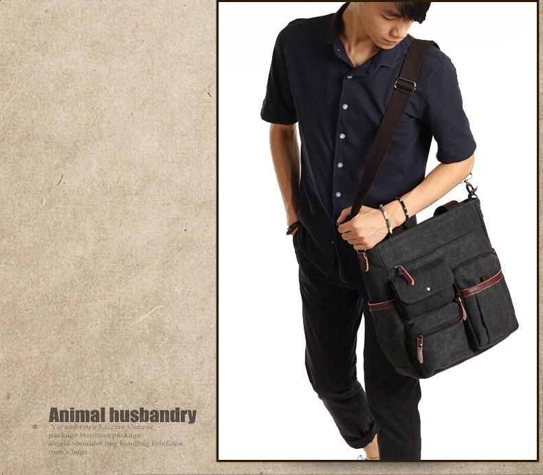 Moyyi - Tote Bag met meerdere zakken en riem