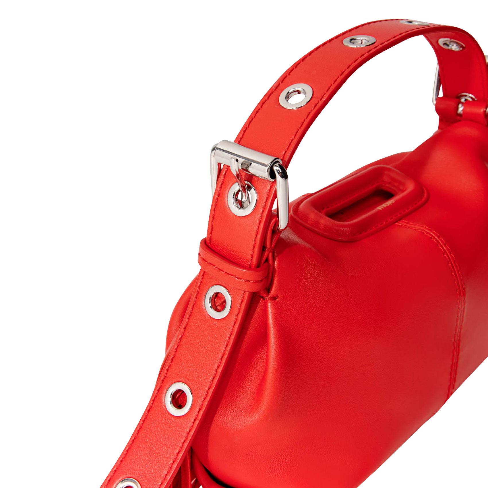 MISS M MINI - Sac bandoulière en cuir lisse | Rouge
