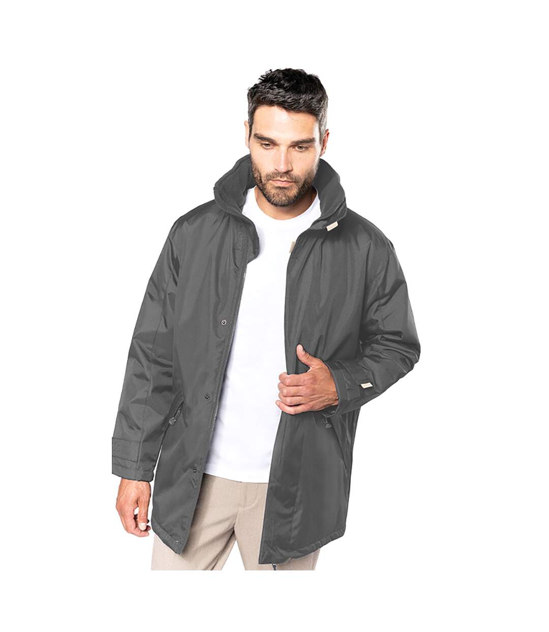 Kariban - Parka - Homme (Gris convoi) - UTRW731