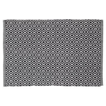 Sealskin Badmat Trellis Zwart 60x90 cm