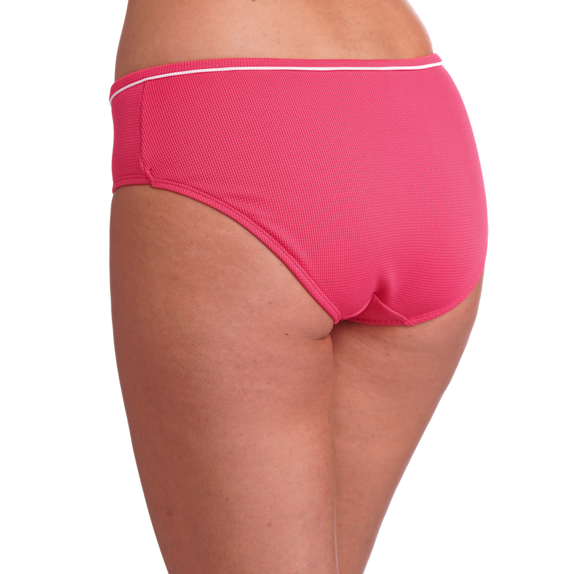Jonas Nielsen Damen Bade-Slip mit strukturiertem Material pink