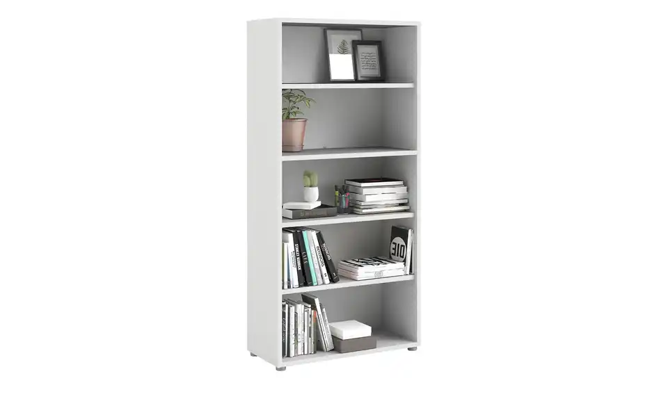 Regal Saale 89,2 cm 186 cm Weiß
