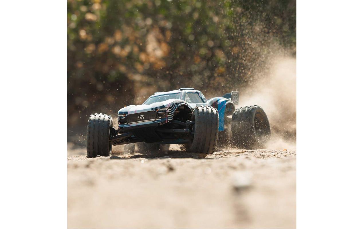 Stadium Truck Vorteks Mega 550 2WD 1:10, ARTR, Blau<br>Stadium Truck Racing mit einem fahrbereiten Basher