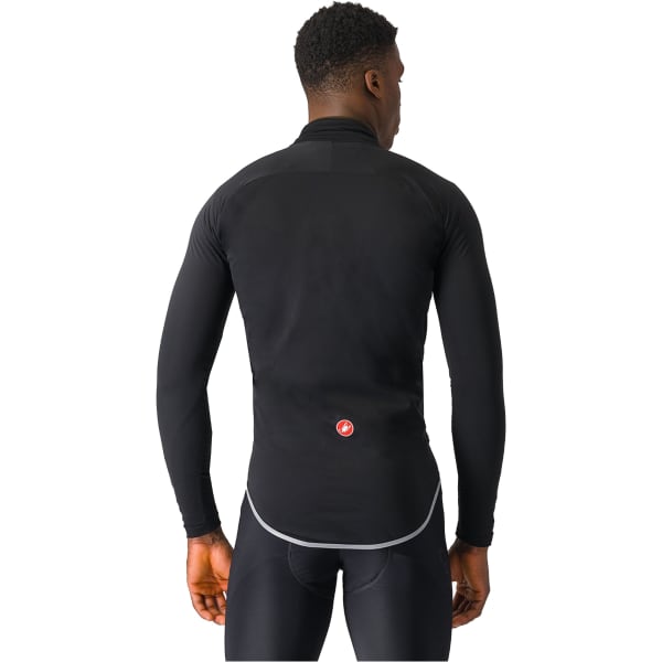 Veste vélo CASTELLI VESTE ULTRA RAIN CAPE BLACK/SILVER REFLEX