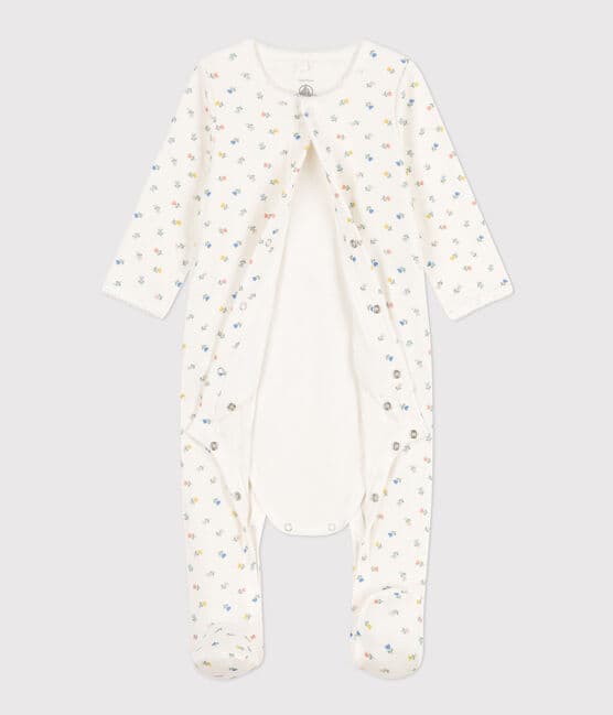 Bodyjama fleurs en coton