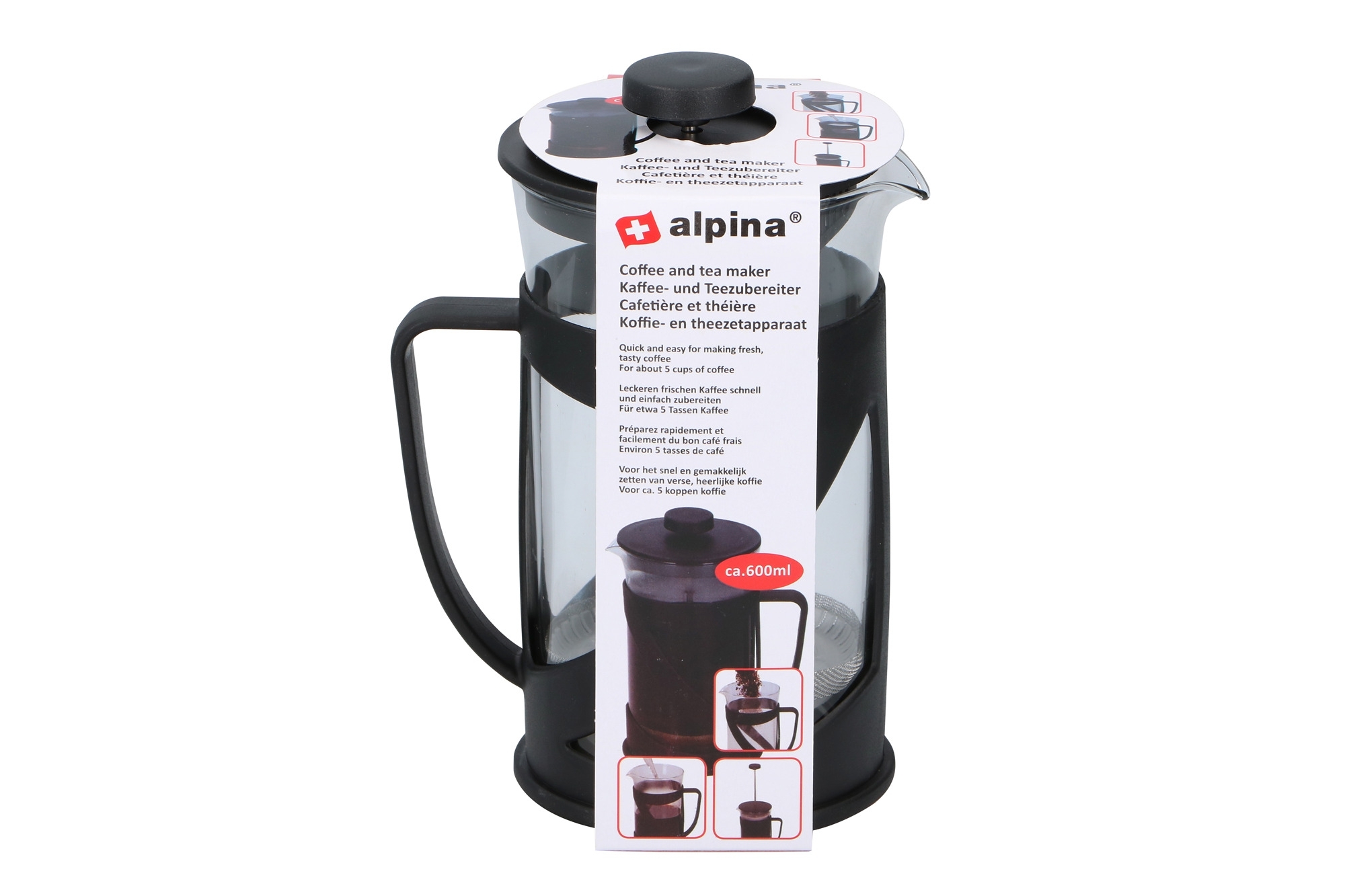 Alpina Kaffee und Teekocher 600 ml