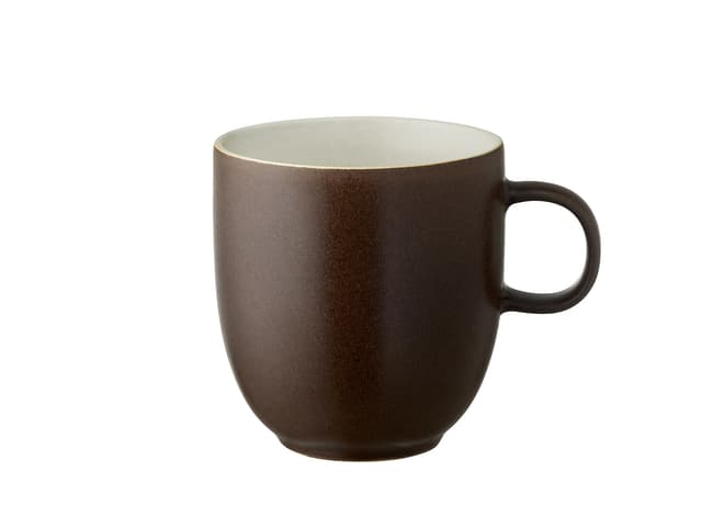 Studio Round North Krus 33 cl Matte bark/Matte white