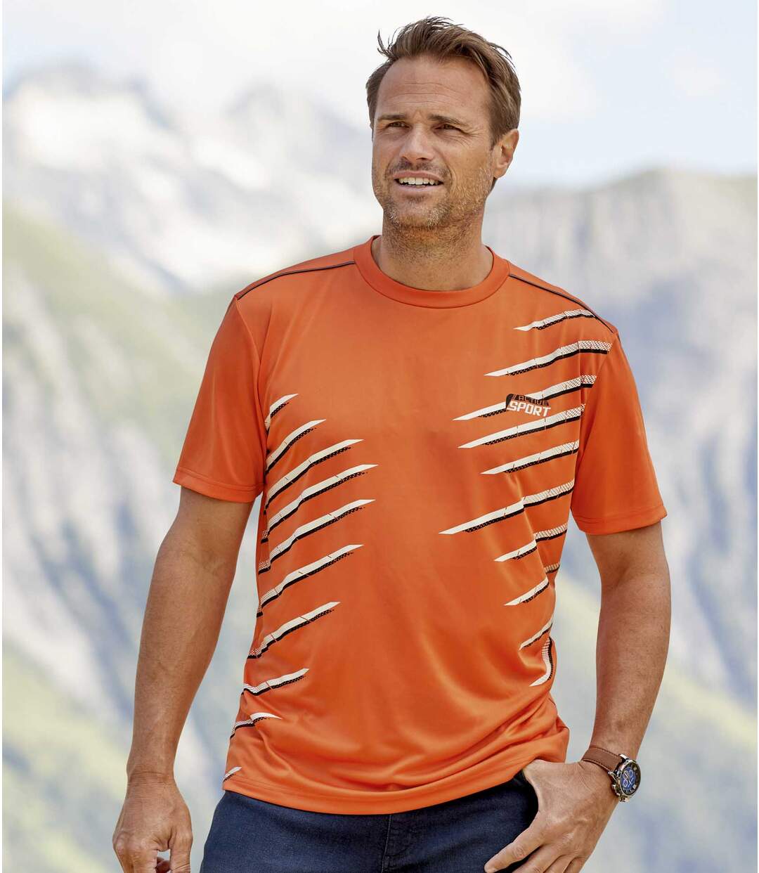 Lot de 2 Tee-Shirts Sport Imprimé Graphique