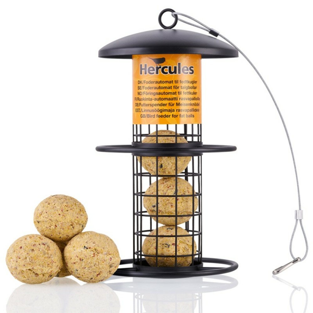 Mangeoire oiseaux extérieur à suspendre pour oiseaux sauvages pour jardin balcon distributeur de nourriture«34717 nourri-silo»