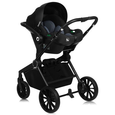 Lionelo MIKA Plus 3-in-1 Duovogn, Black Onyx