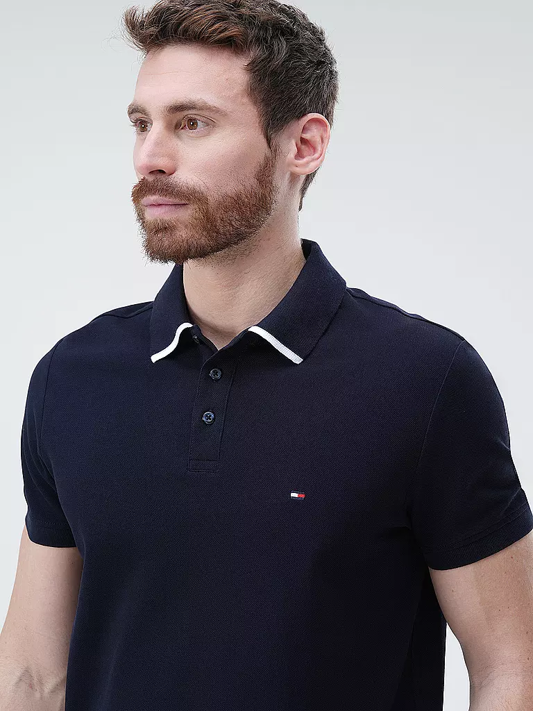 TOMMY HILFIGER Poloshirt Regular Fit blau