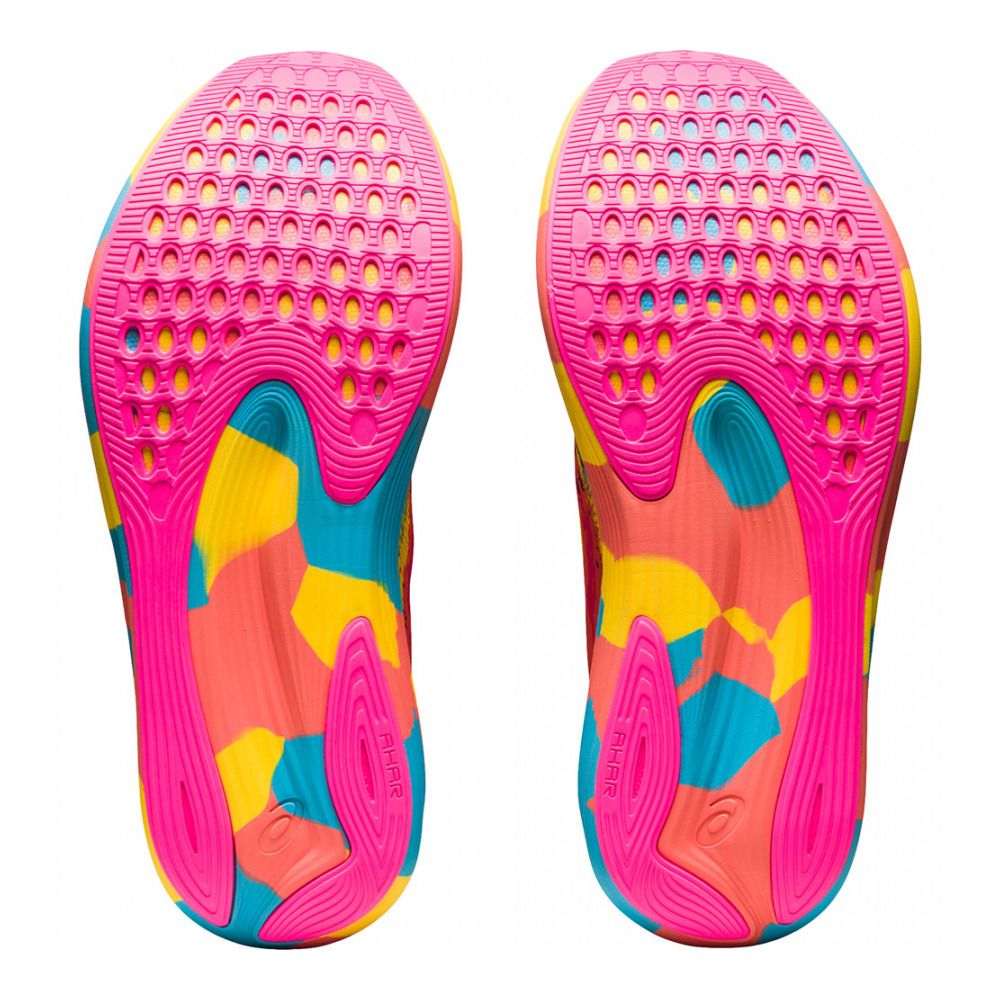 Asics NOOSA TRI 15 - Chaussures running Femme aquarium/vibrant yellow