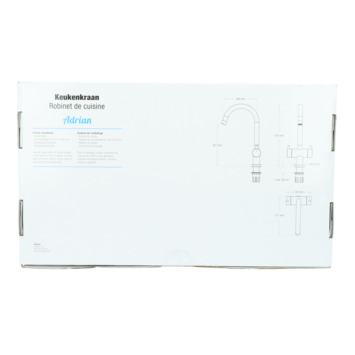 Atlantic keukenkraan Adrian 2-knops Chroom