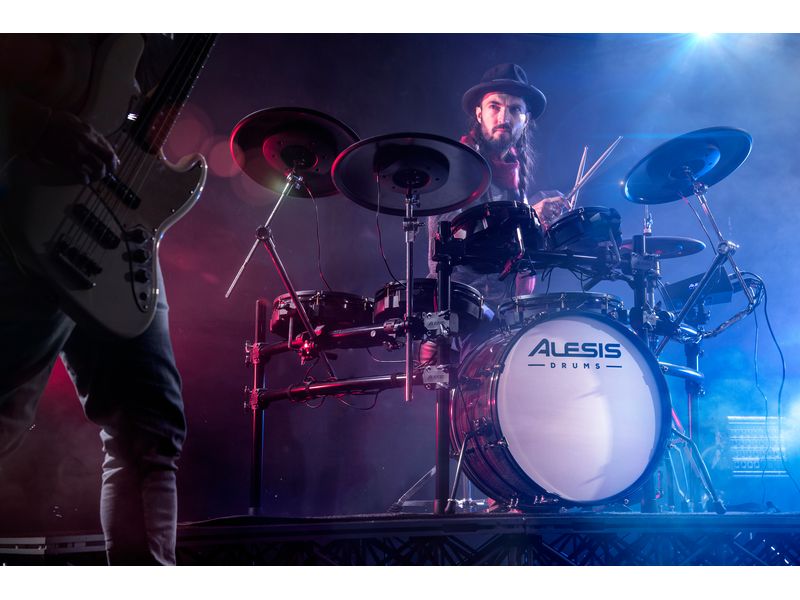 Alesis E-Drum Strata Prime 10-teiliges E-Drum-Set mit Touch-Screen Drum-Modul