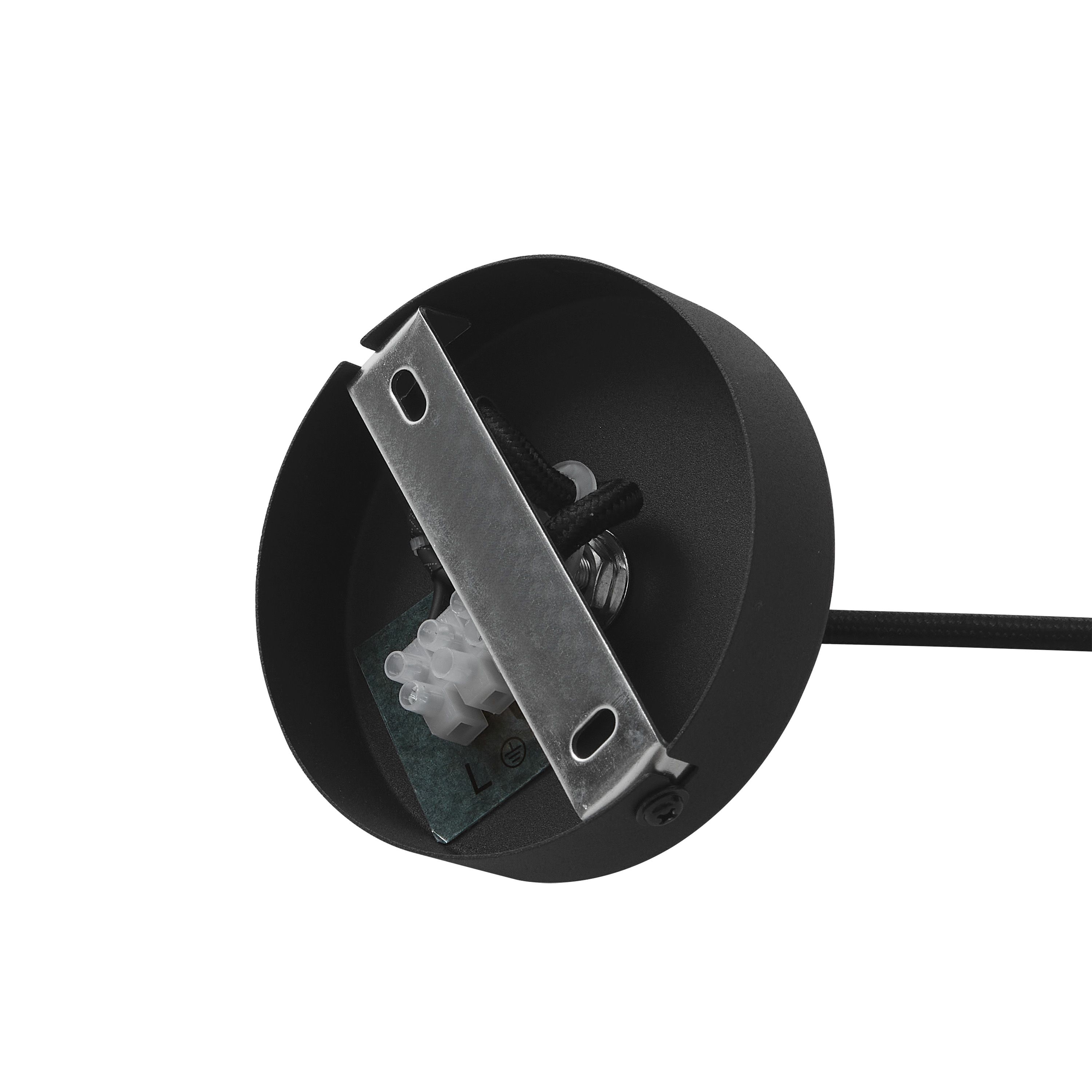 Industriële hanglamp zwart met mesh - Carcass