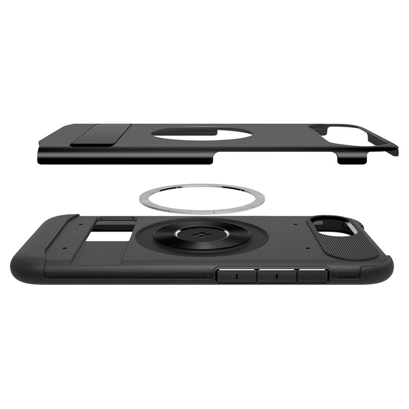 iPhone 16e MagSafe Slim Armor Case Hülle mit Kickstand (ACS09129) - Schwarz