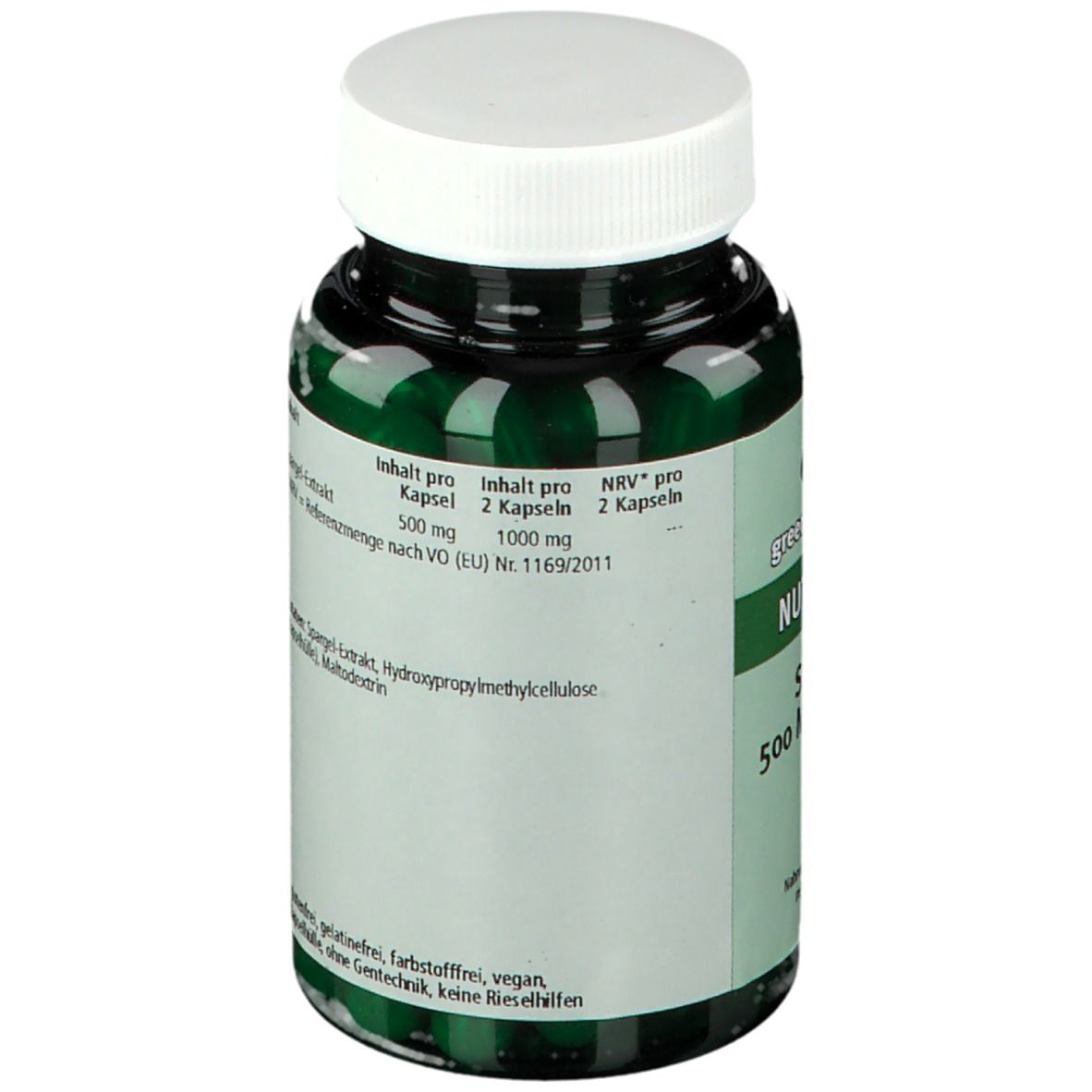 green line NUTRITHEKE SPARGEL 500 mg Extrakt